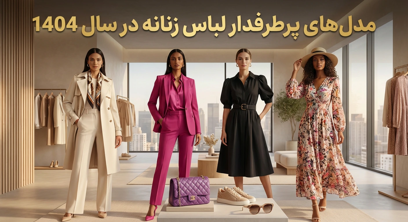 مدل‌های پرطرفدار لباس زنانه در سال 1404